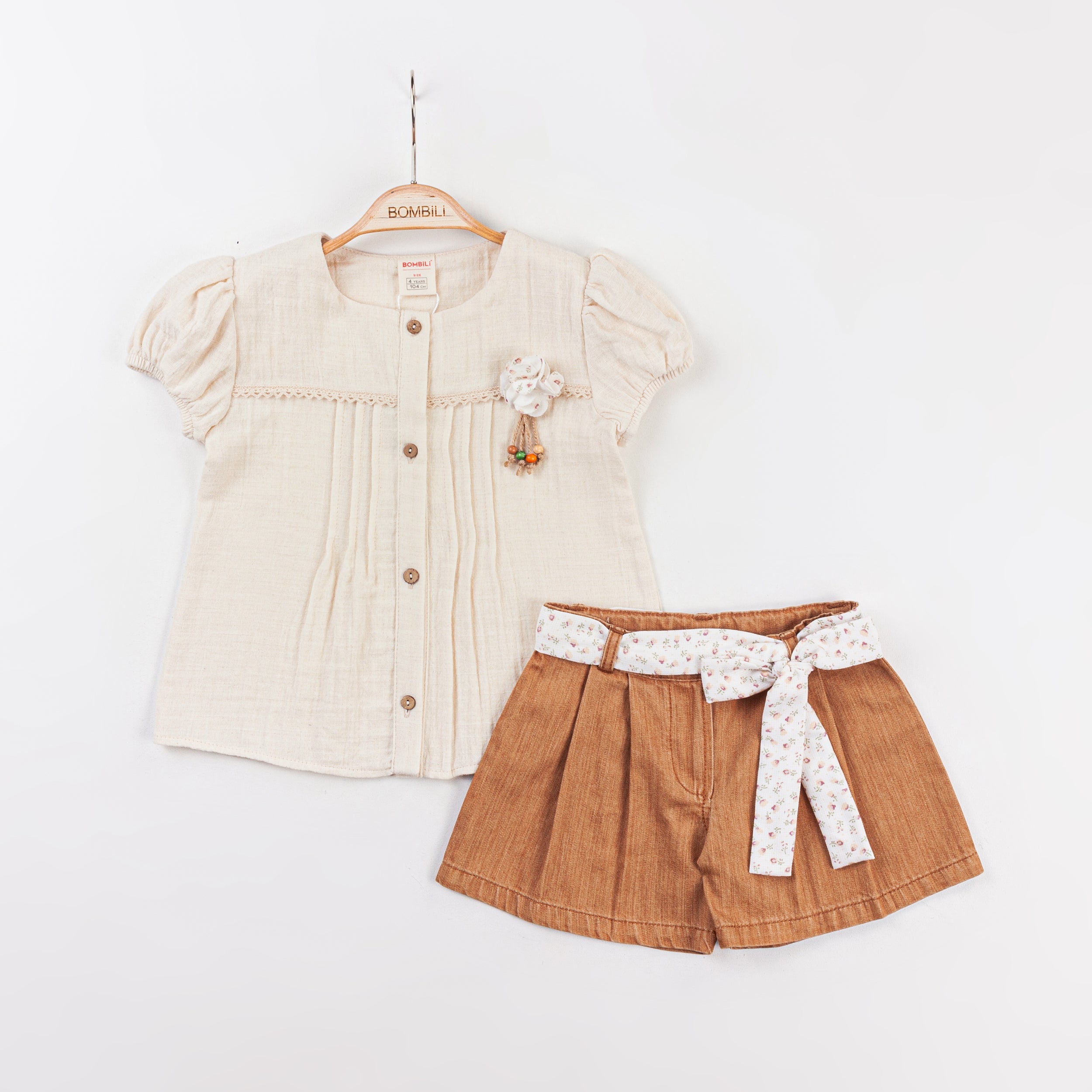 Bombili Girls 2-Piece Summer Set – Model 6635 (2–5 Years)