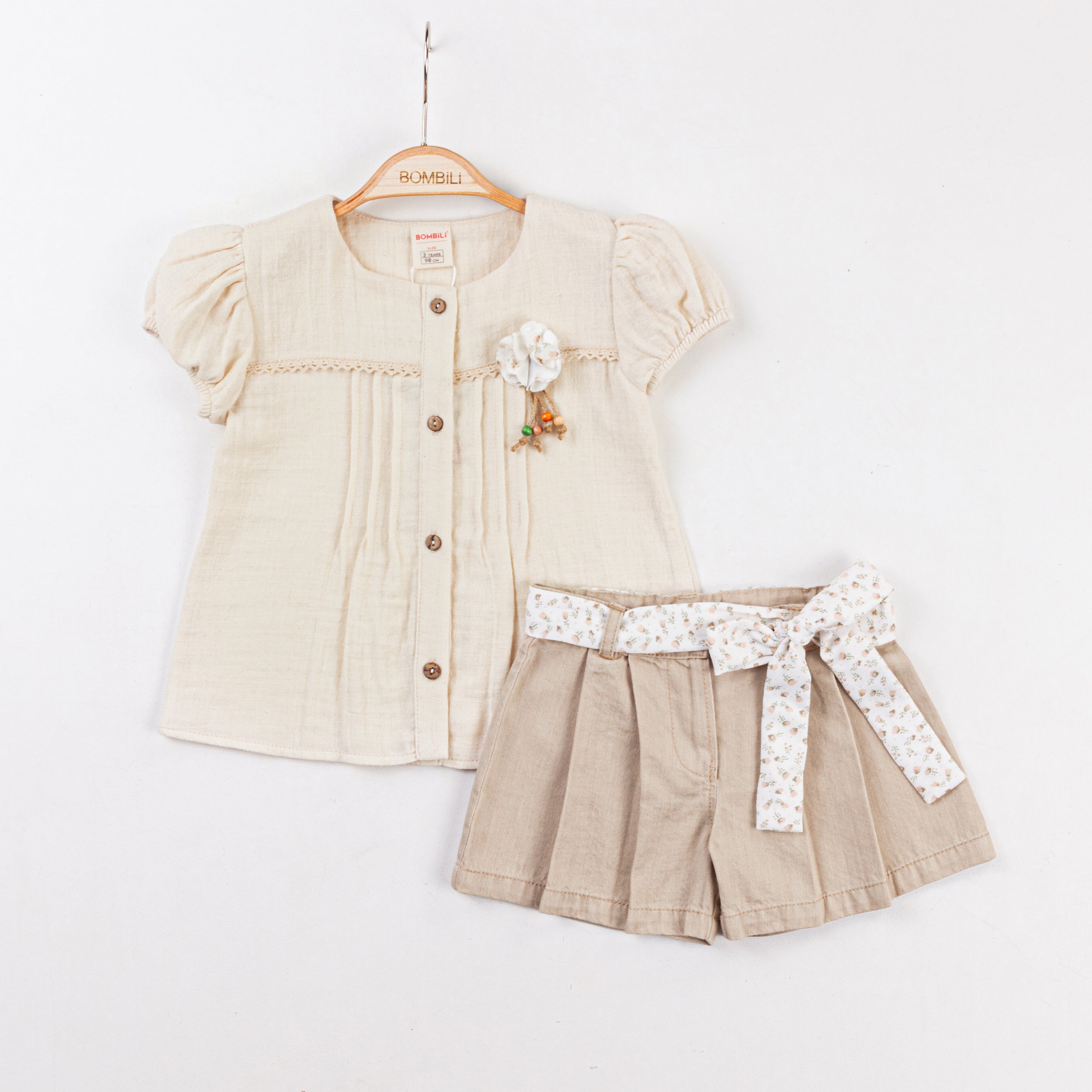 Bombili Girls 2-Piece Summer Set – Model 6635 (2–5 Years)